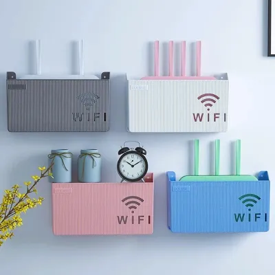 Wifi Router Storage Box Wall Mounted
